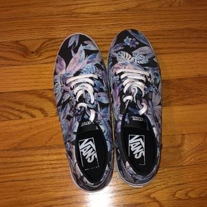 Floral print women’s Vans